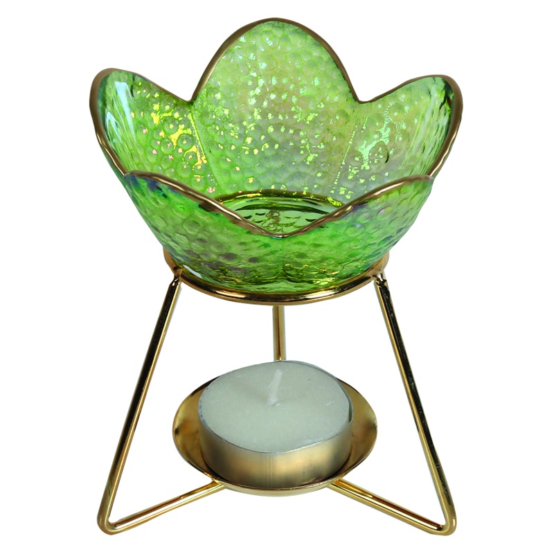 Aromatize Green Petal Wax Melter 11Cm