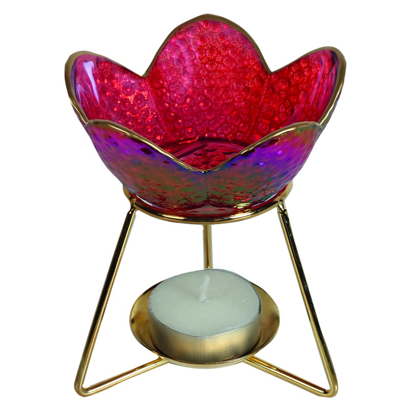 Aromatize Red Petal Wax Melter 11Cm