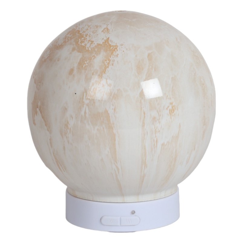Aromatize White/Light Led Ultrasonic Oil Diffuser 18Cm - Valencia Marble
