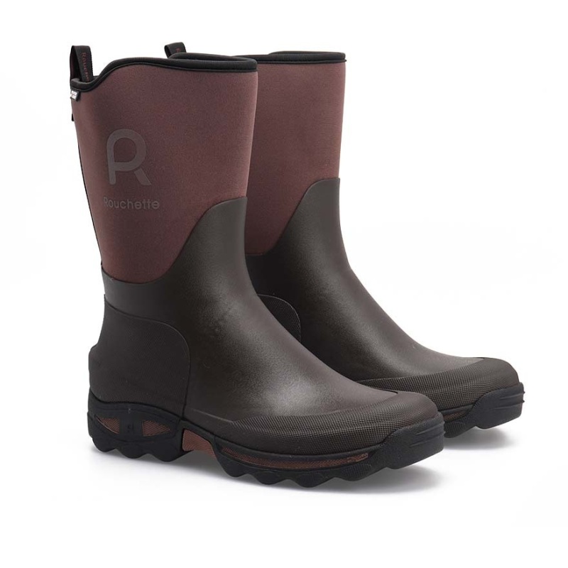 Rouchette Rouchette Clean Garden Half-Boots - Brown