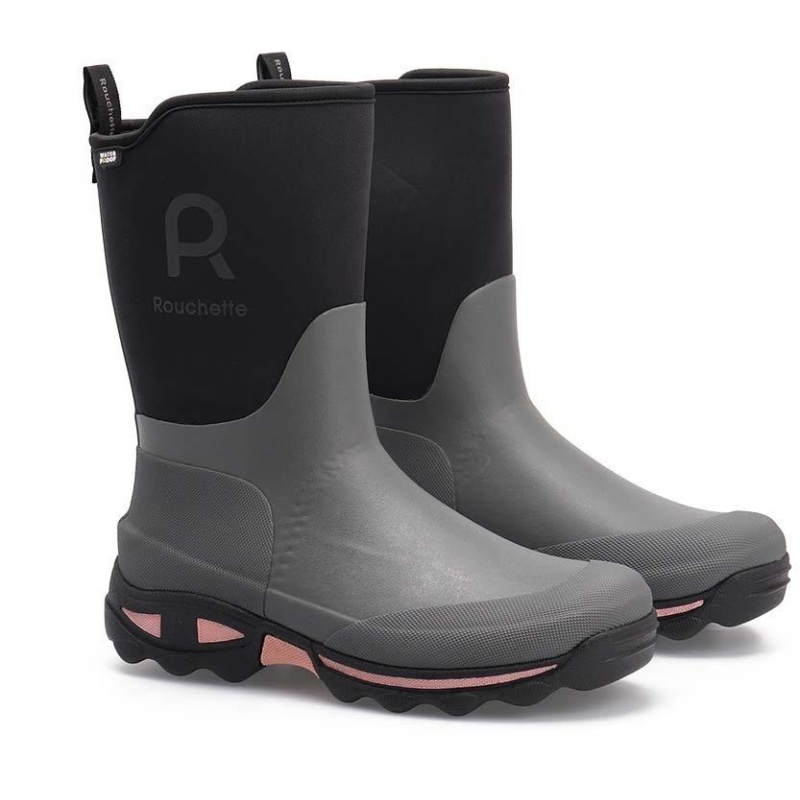 Rouchette Rouchette Clean Garden Half-Boots - Grey