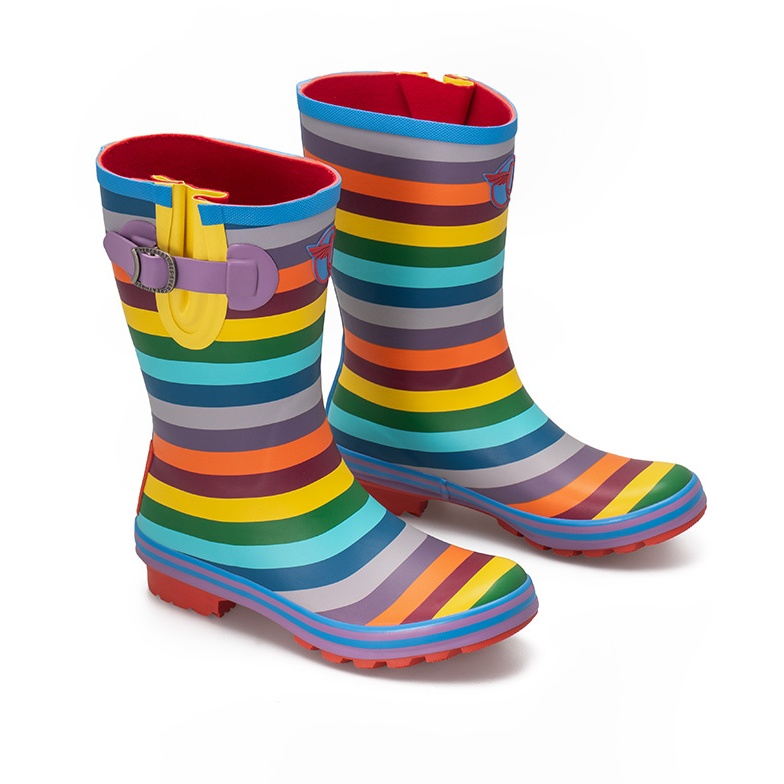 Rouchette Rainbow Short Wellies - Multi