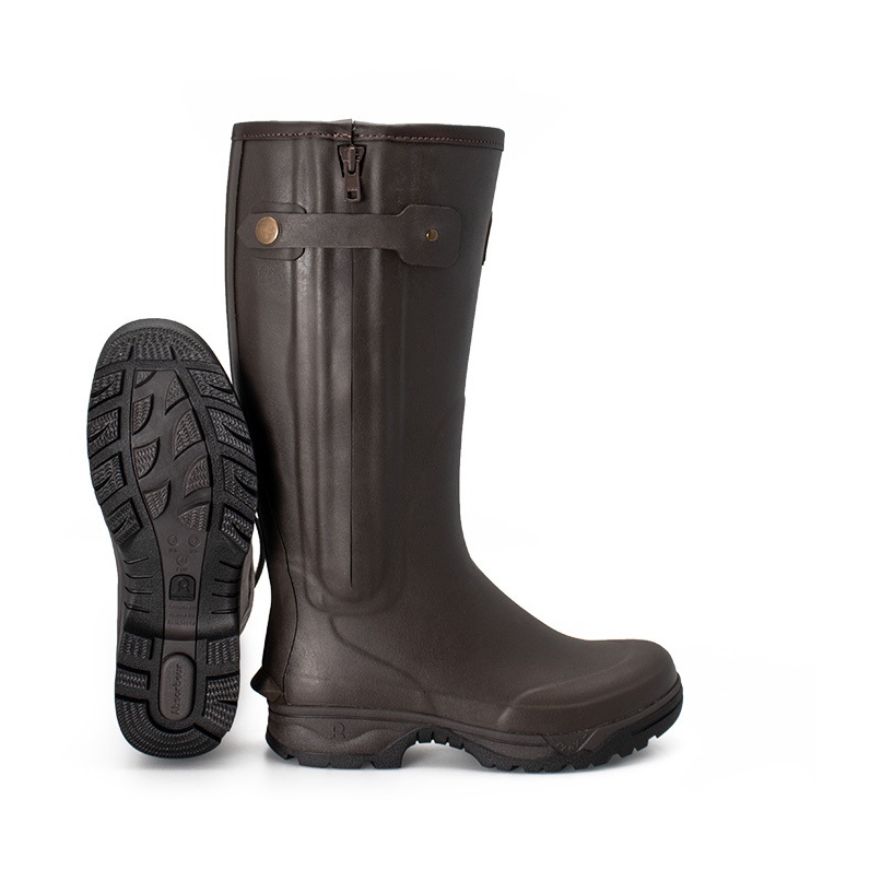 Rouchette Veneur Neo Zip Boots - Brown