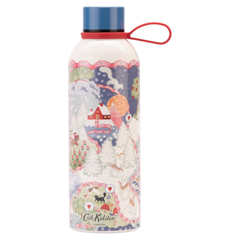 Cath Kidston Cath Kidston Christmas Journey Stainless Steel Bottle - 475ml