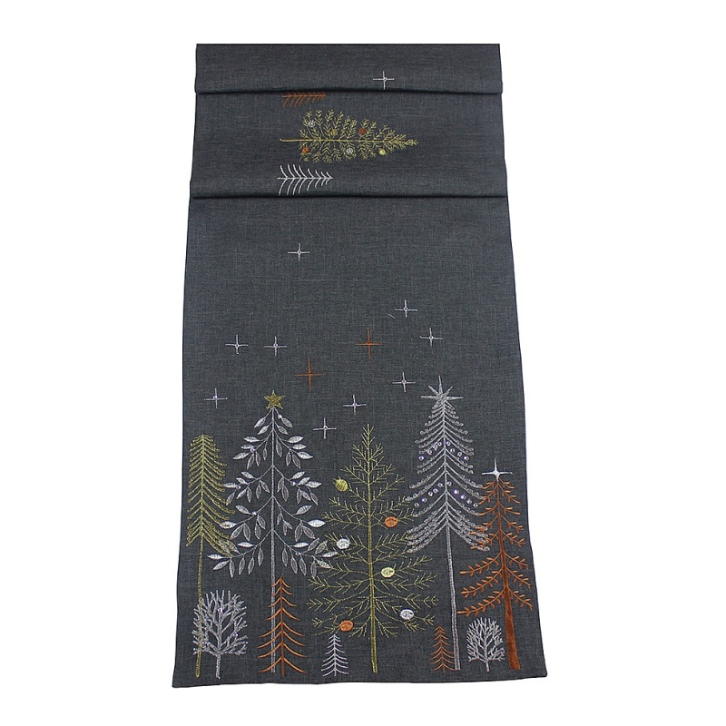 Peggy Wilkins Starlight Pines Christmas Table Runner