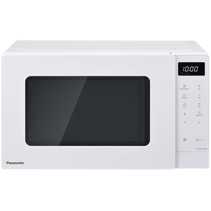 Panasonic White Nn-St21qwbpq 800W Solo Microwave 20L