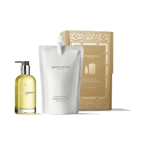 Molton Brown Orange & Bergamot Glass Bottle Refill Gift Set