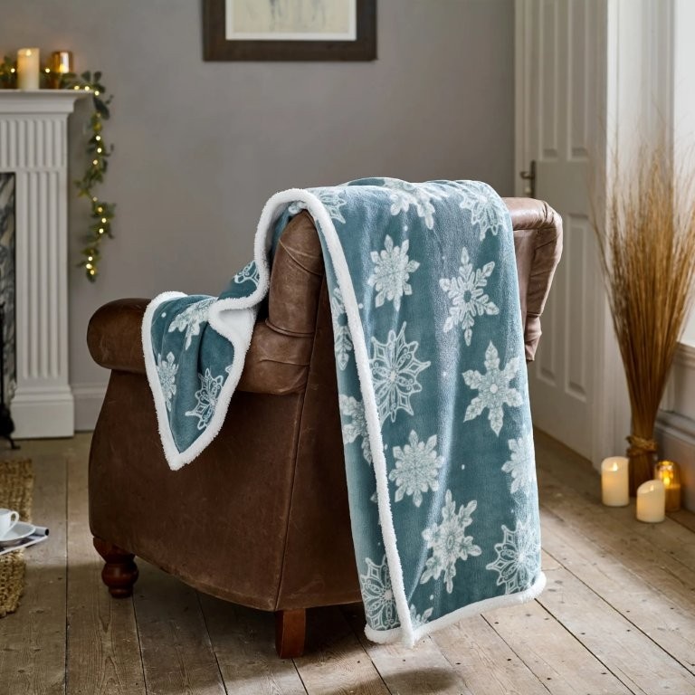 Deyongs Flurry Throw 130x170cm - Blue