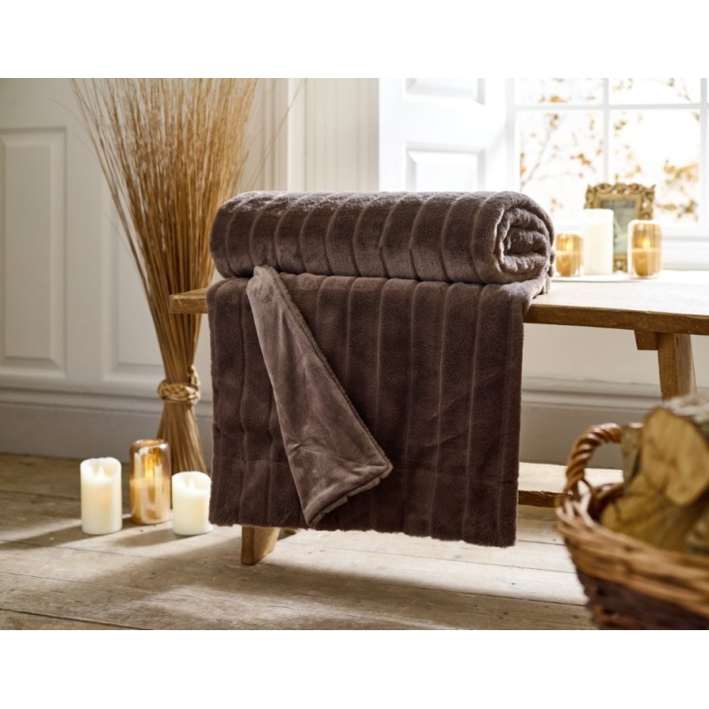 Deyongs Deyongs Hockley Throw 150x200cm - Mocha