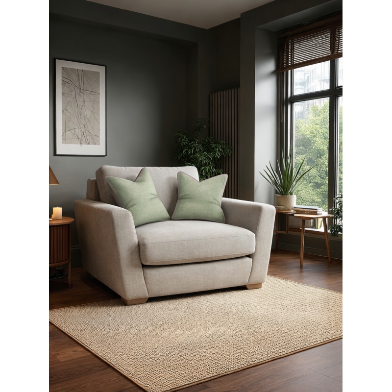 Harper Cuddler Chair in Fabric