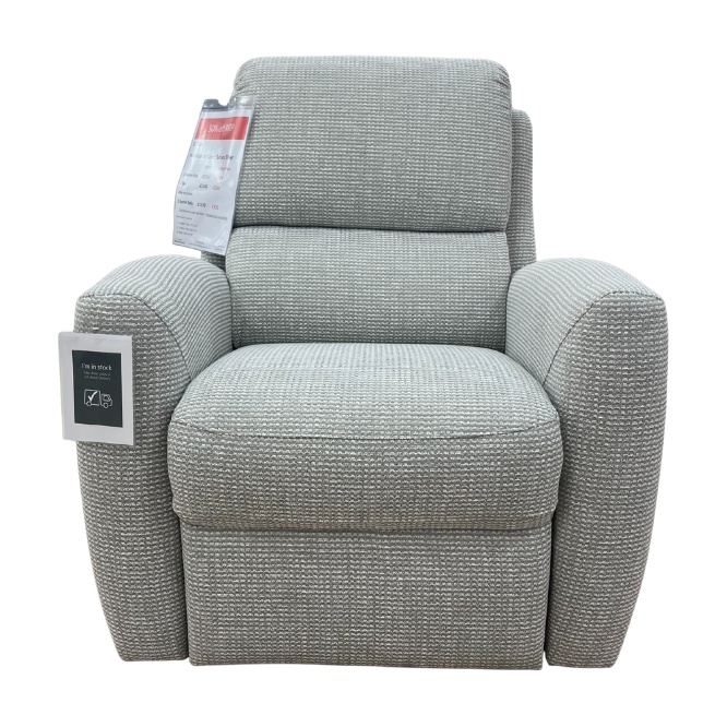 G Plan G Plan Hamilton Chair in Sahara Silver Fabric