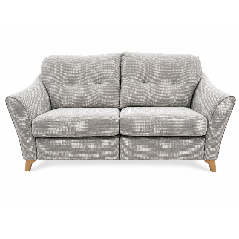 G Plan G Plan Hatton 3 Seater Sofa in Sahara Sand Fabric With Walnut Wood