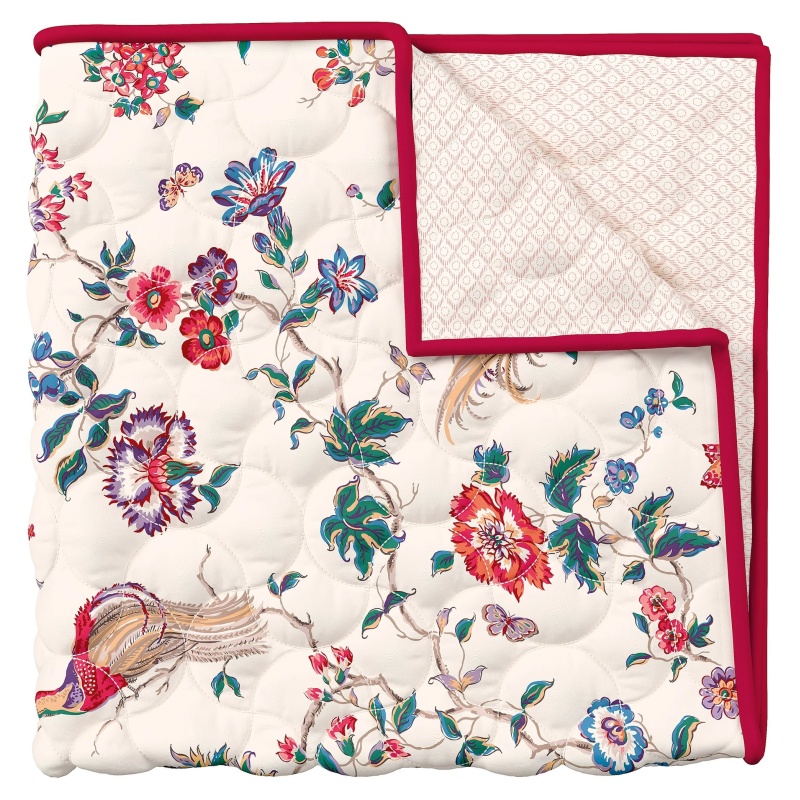 V&A Birds Of Paradise Bedspread - Multi