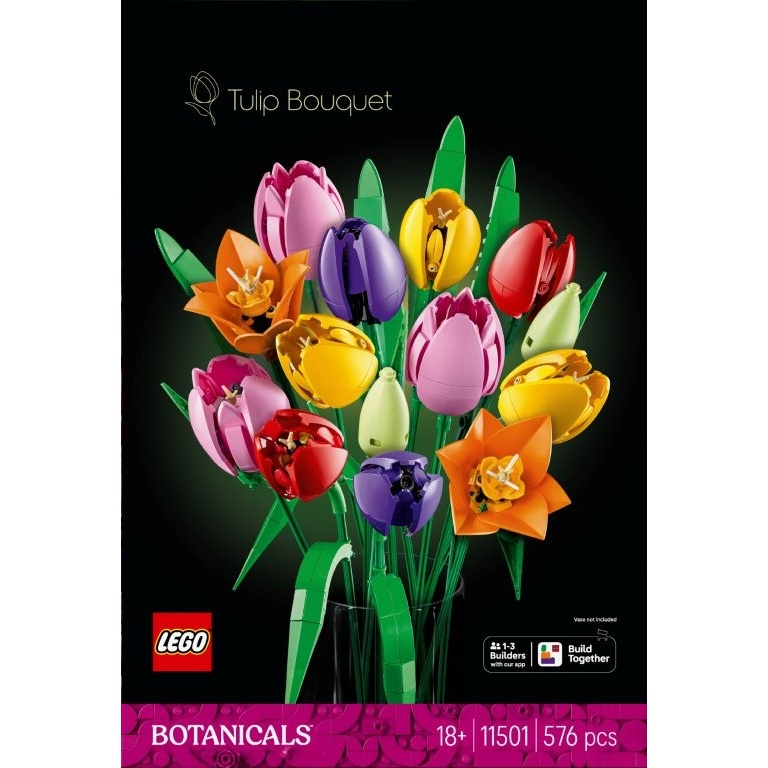 Lego Botanicals - Artificial Flowers Set 11501 Tulip Bouquet - Image 18