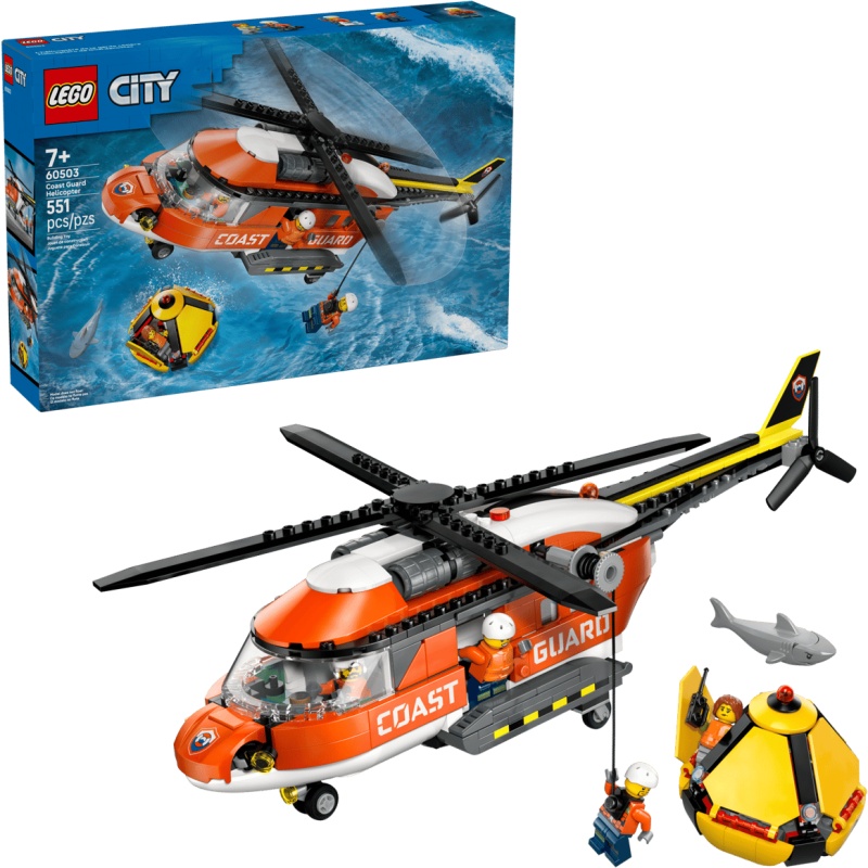 LEGO City Coast Guard Helicopter Rescue Set 60503 - Image 7
