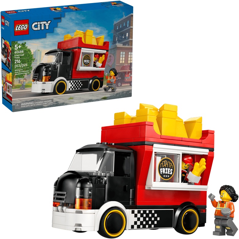 Lego City Fries Food Truck Toy - Building Set 60488 - Image 10
