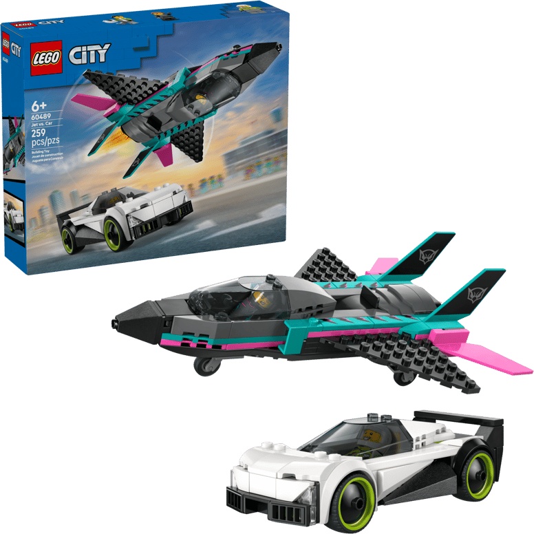 LEGO City 60489 Jet vs. Car