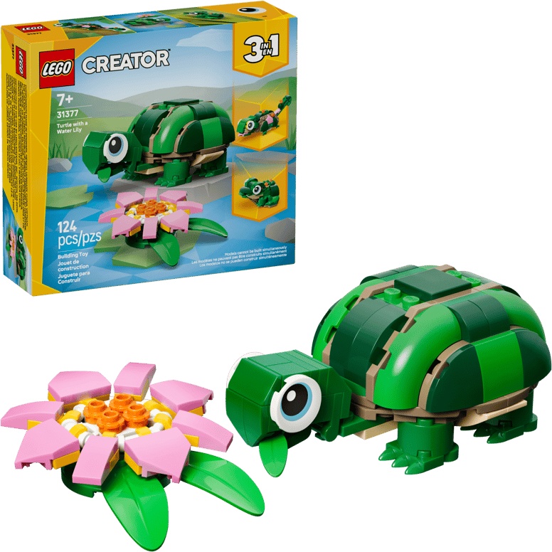 Lego Creator 31377 Turtle With A Water Lily Flower - Brand New - Image 13