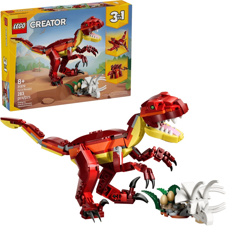 LEGO Creator 3 in 1 Fierce Dinosaur Construction Set 31379 - Image 10