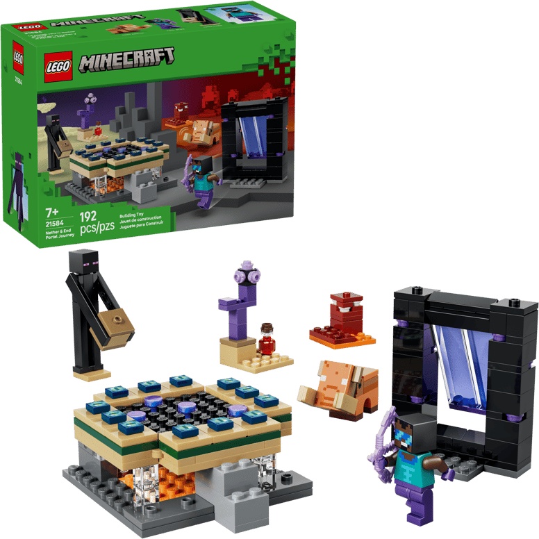 Lego Minecraft 21584 Nether And End Portal Journey