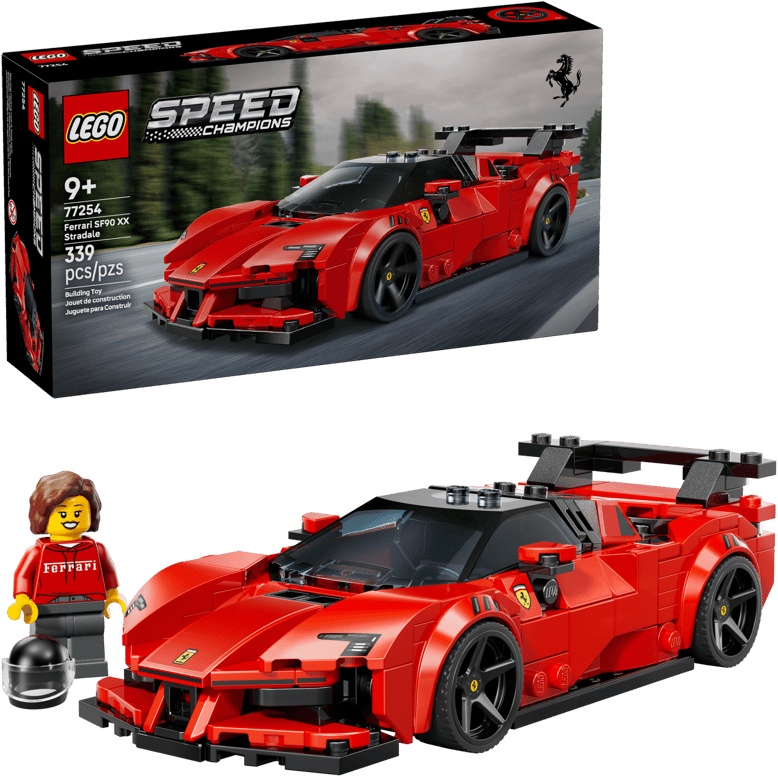 LEGO Speed Champions Ferrari SF90 XX Stradale Sports Car (77254) New - Image 21