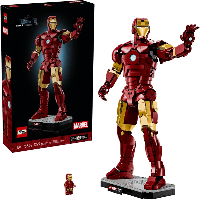 Lego Gold Marvel 76344 Iron Man Mark 3 Collectors Edition