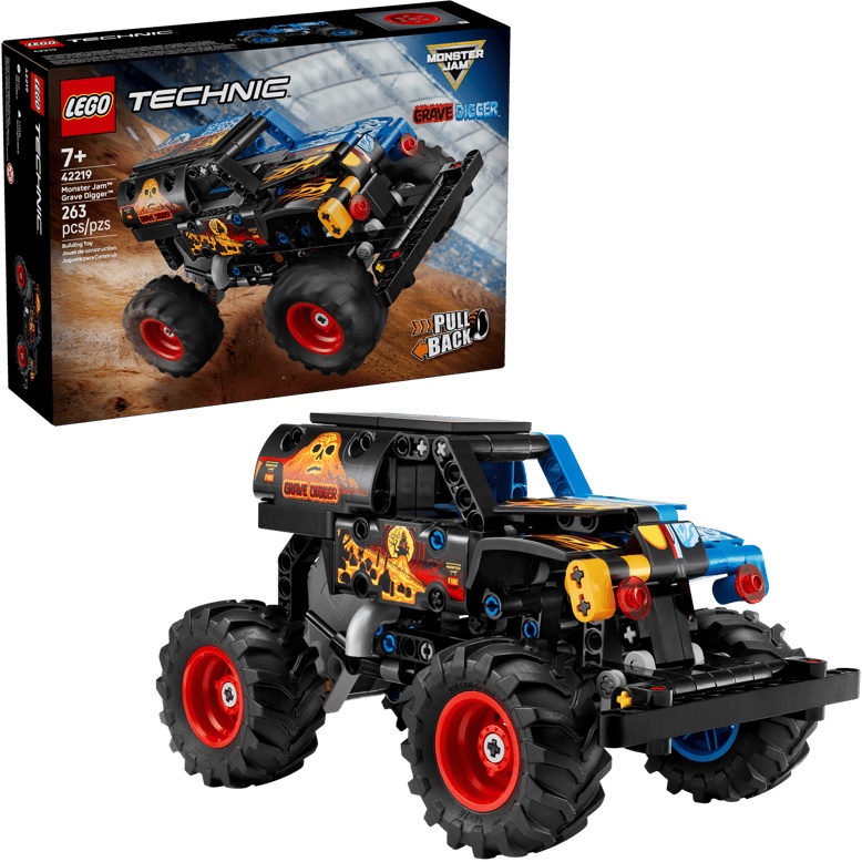LEGO Technic Monster Jam Grave Digger Fire and Ice 42219 - GENUINE - NEW - Image 15
