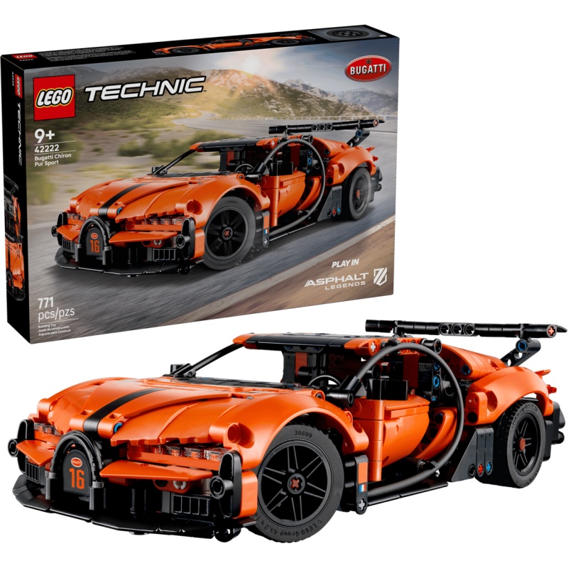 LEGO LEGO Technic 42222 Bugatti Chiron Pur Sport Hypercar