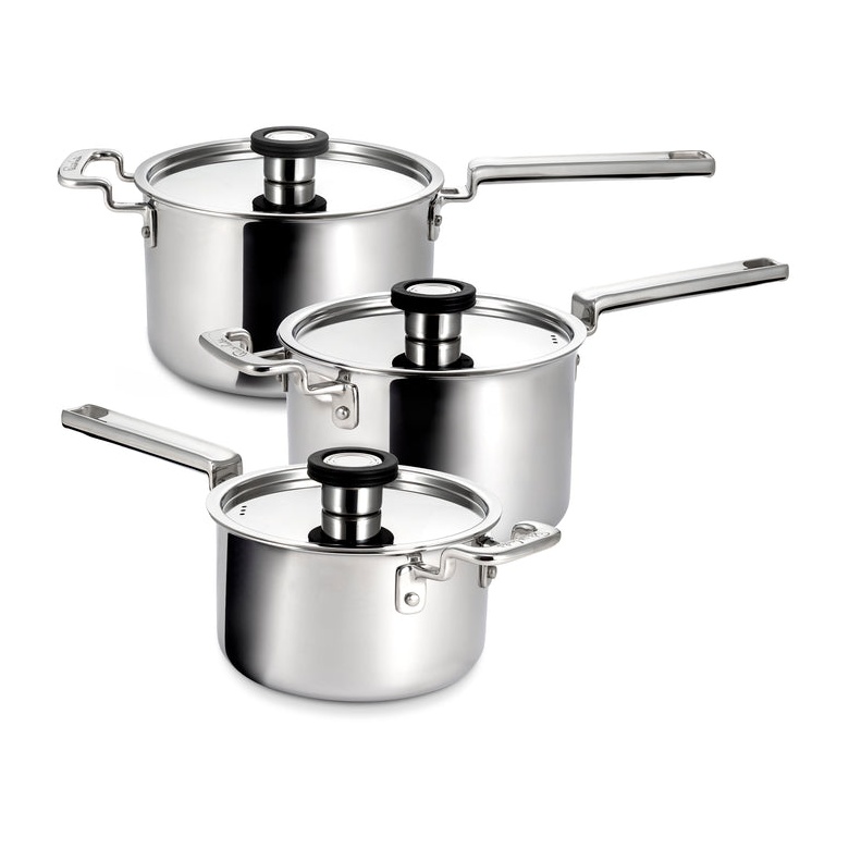 Robert Welch 316 Series Cookware 3 Piece Saucepan Set