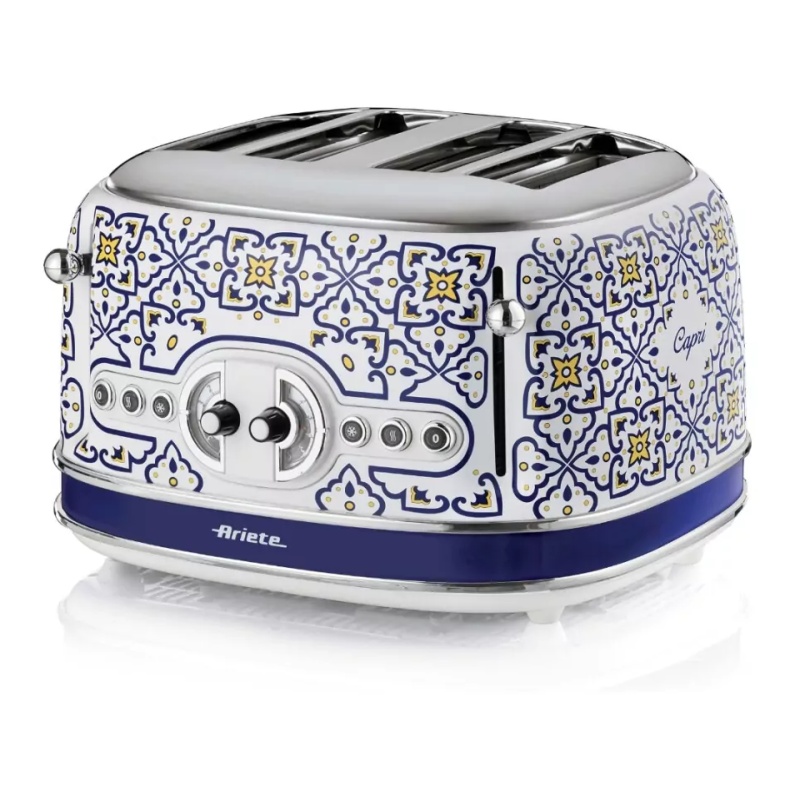 Ariete AR1562 4 Slice Capri Design Toaster - Blue