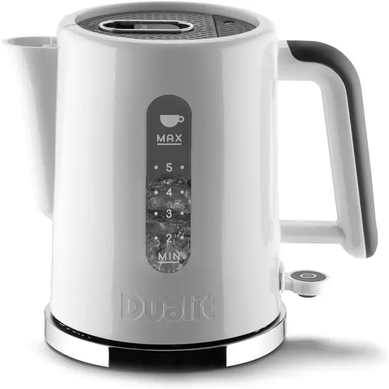 Dualit 72122 Studio 1.5L Kettle - White/Grey & Chrome