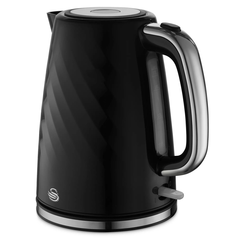 Swan SK14611BLK Windsor 1.7L Kettle - Black