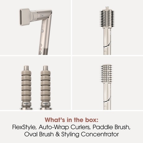 Shark HD436SLUK Flexstyle Air Styler & Hair Dryer For Straight & Wavy Hair - 4 Attachments