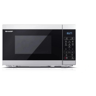 Sharp YC-MS02U-S 800W Microwave Oven 20L - Silver