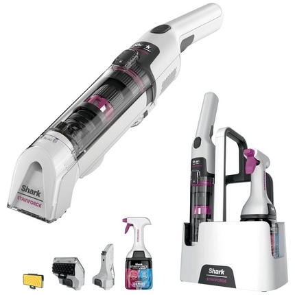 Shark HX100UKT StainForce Cordless Stain-Destroying Spot Cleaner - White