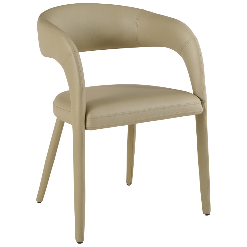 Fortune Woods Louisiana Upholstered Dining Chair - Taupe