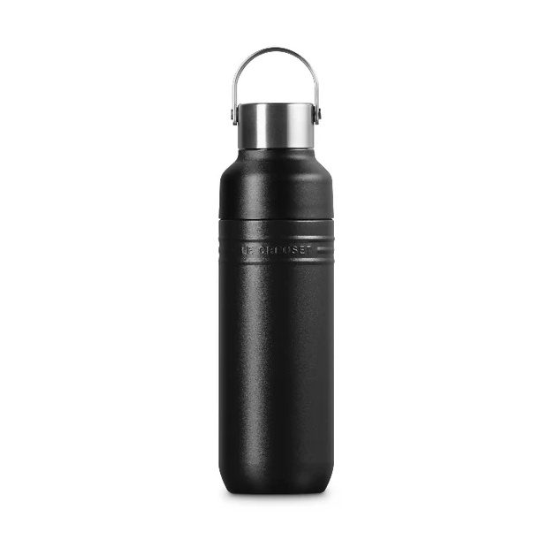 Le Creuset On The Go Insulated Water Bottle 500ml - Satin Black