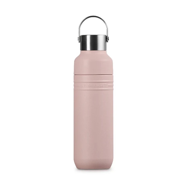 Le Creuset On The Go Insulated Water Bottle 500ml - Shell Pink