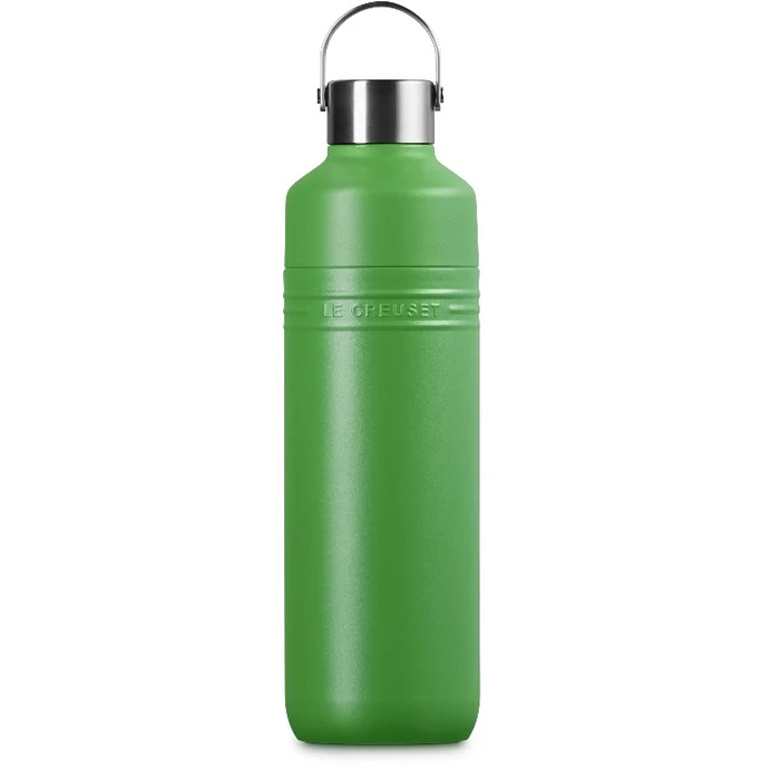 Le Creuset On The Go Insulated Water Bottle 1L - Bamboo