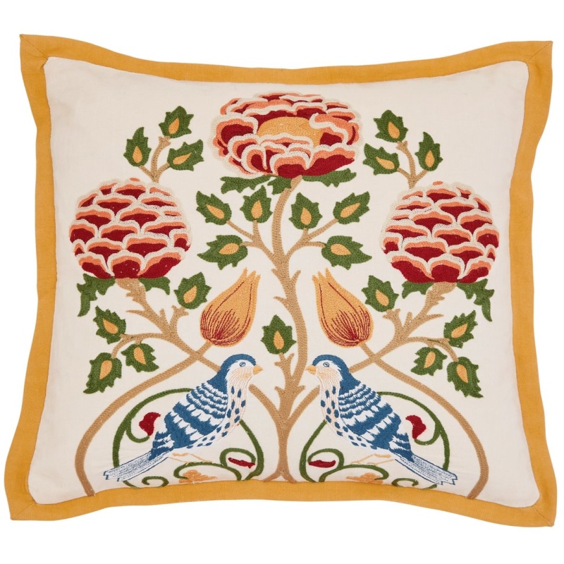 Morris & Co Seasons By May Cushion 45cm - Indigo