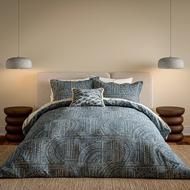 Harlequin Frescoes Duvet Set - Sapphire