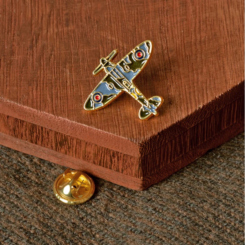 Raf Enamel Pin Spitfire