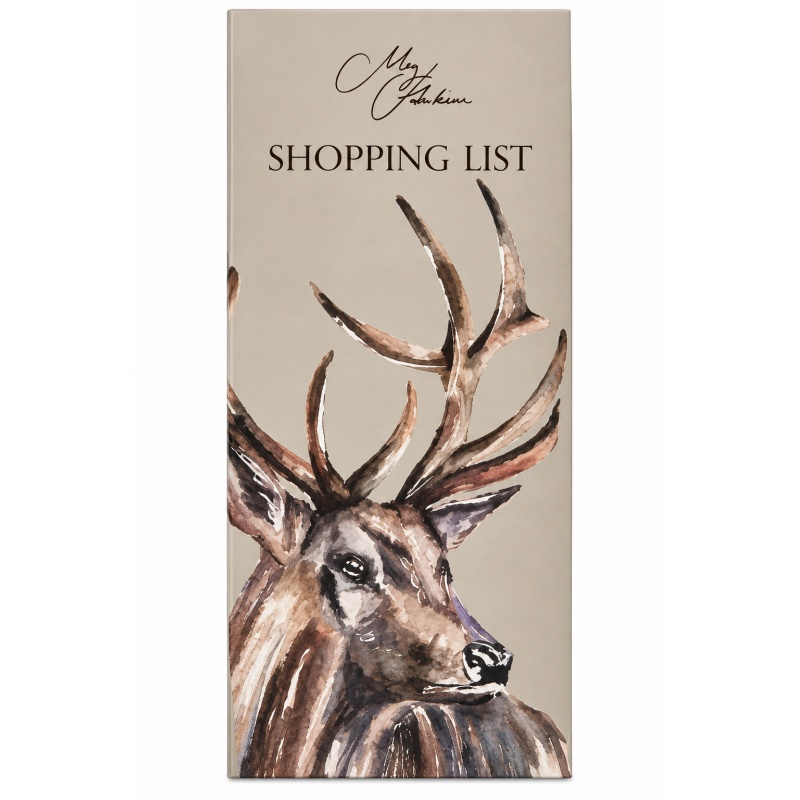 Meg Hawkins Meg Hawkins Shopping List Stag