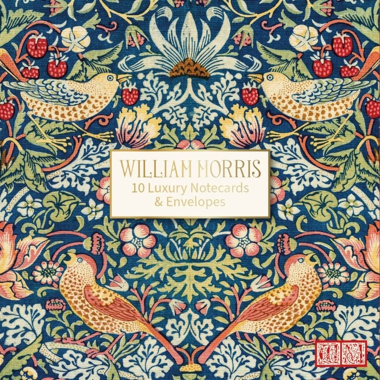 Gifted William Morris Strawberry Thief Luxury Notecard Wallet