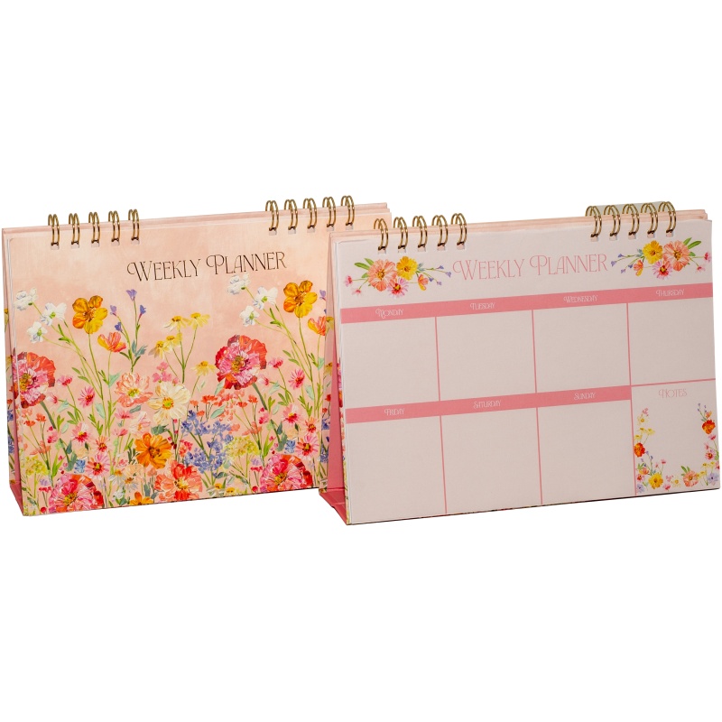 Partisan Saffron Weekly Desk Planner