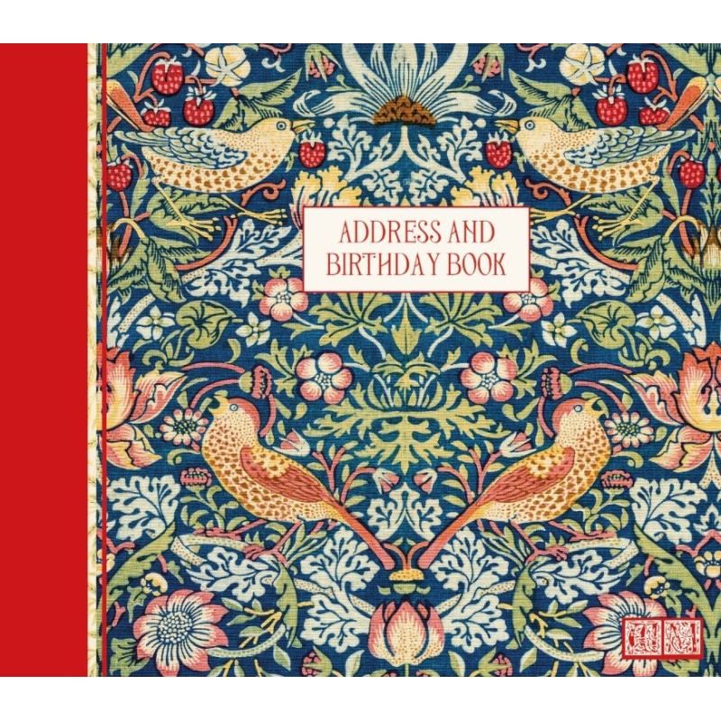 Gifted William Morris Strawberry Thief Address & Birthday Book