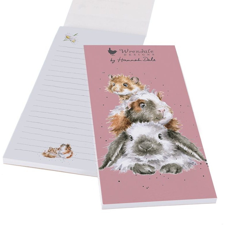Wrendale Rabbit Shopping Pad Piggy in the Middle