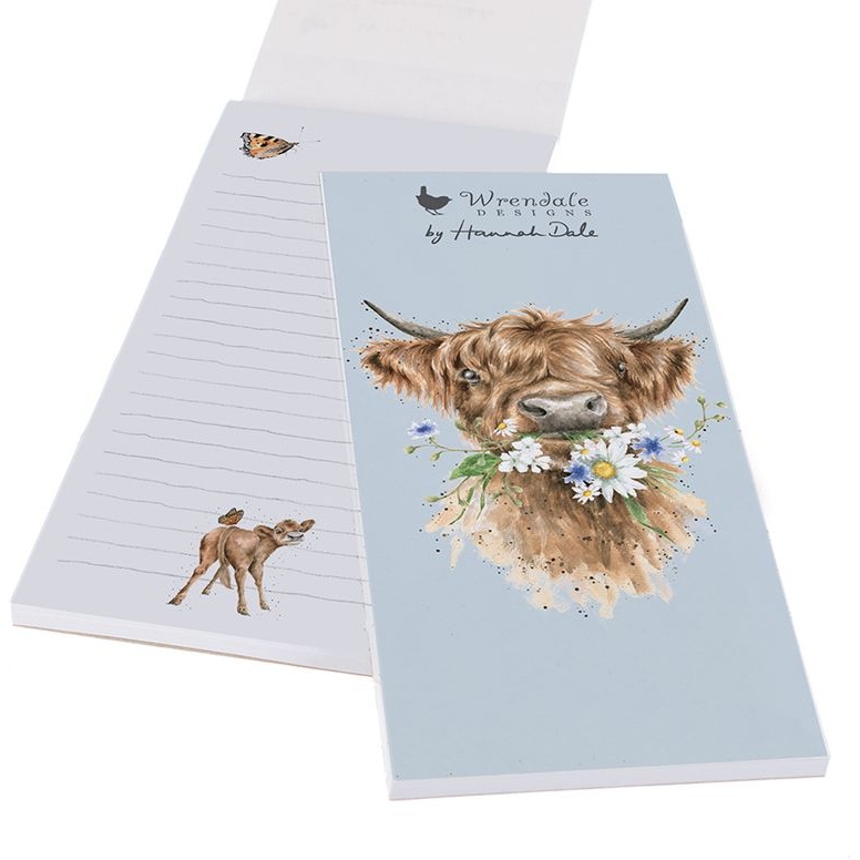 Wrendale Cow Shopping Pad Daisy Coo