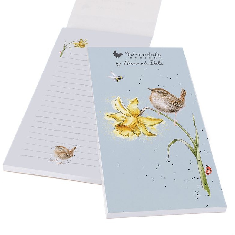 Wrendale Bird Shopping Pad The Birds and The Bees