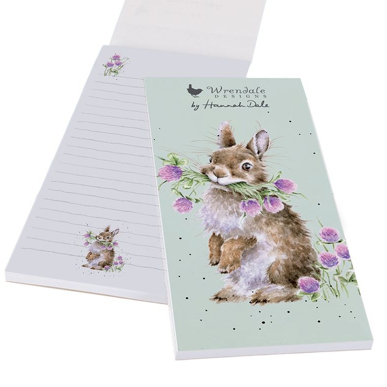 Wrendale Rabbit Shopping Pad Head Clover Heels